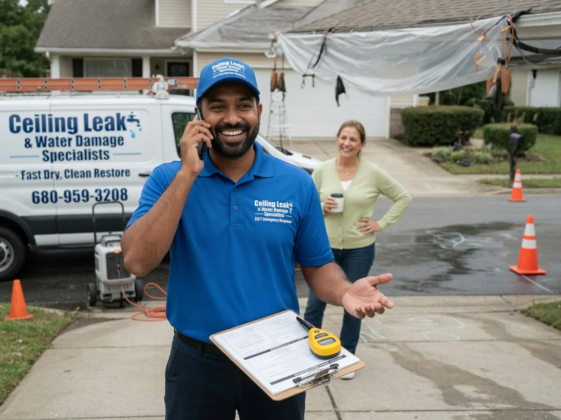 Ceiling Leak Cleanup Twelve Mile, IN FAQs